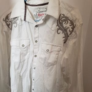 Rock 47 man shirt  Size large
